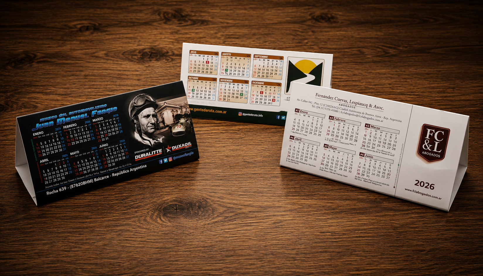 Producción Gráfica - Calendarios Carpita